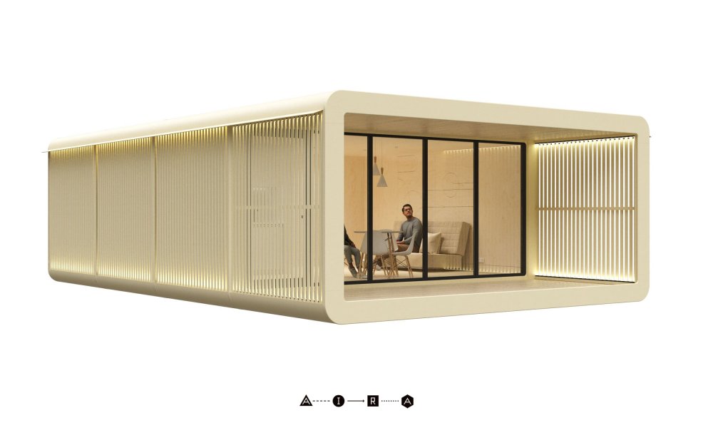 Модульный дом AIRA MODUL Премиум рейка 39 м² с террасой