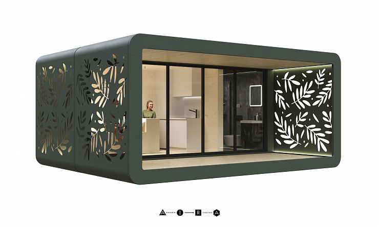 Модульный дом AIRA MODUL Мини 13 м² с террасой