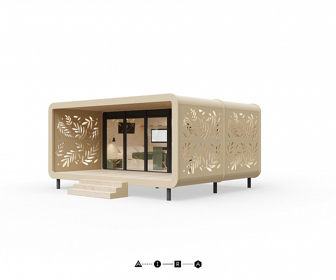 Модульный дом AIRA MODUL Мини 13 м² Стеклопластик
