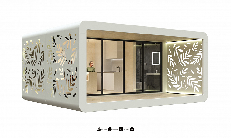 Модульный дом AIRA MODUL Мини 13 м² с террасой