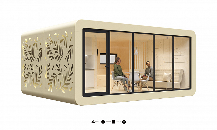Модульный дом AIRA MODUL Стандарт 26 м² Стеклопластик