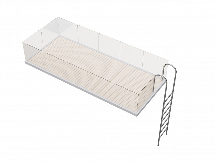 Террасы для модульных домов AIRA MODUL 14,7 м²